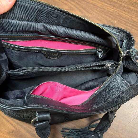 The SAK Black Pebble Grain Leather Purse - Picture 7 of 10